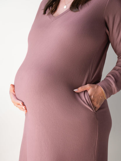 Blake Maternity & Nursing Lounge Dress | Twilight