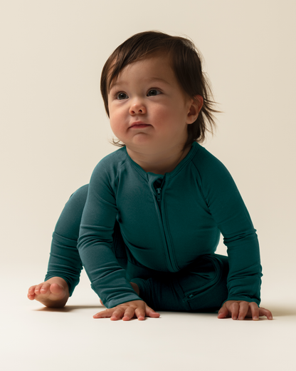 Bamboo Baby Pajama | Evergreen