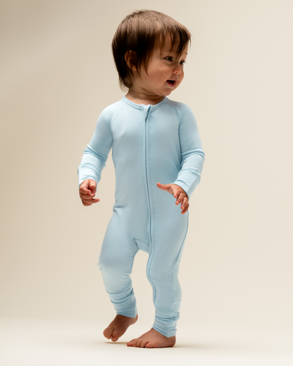 Bamboo Baby Pajama | French Blue