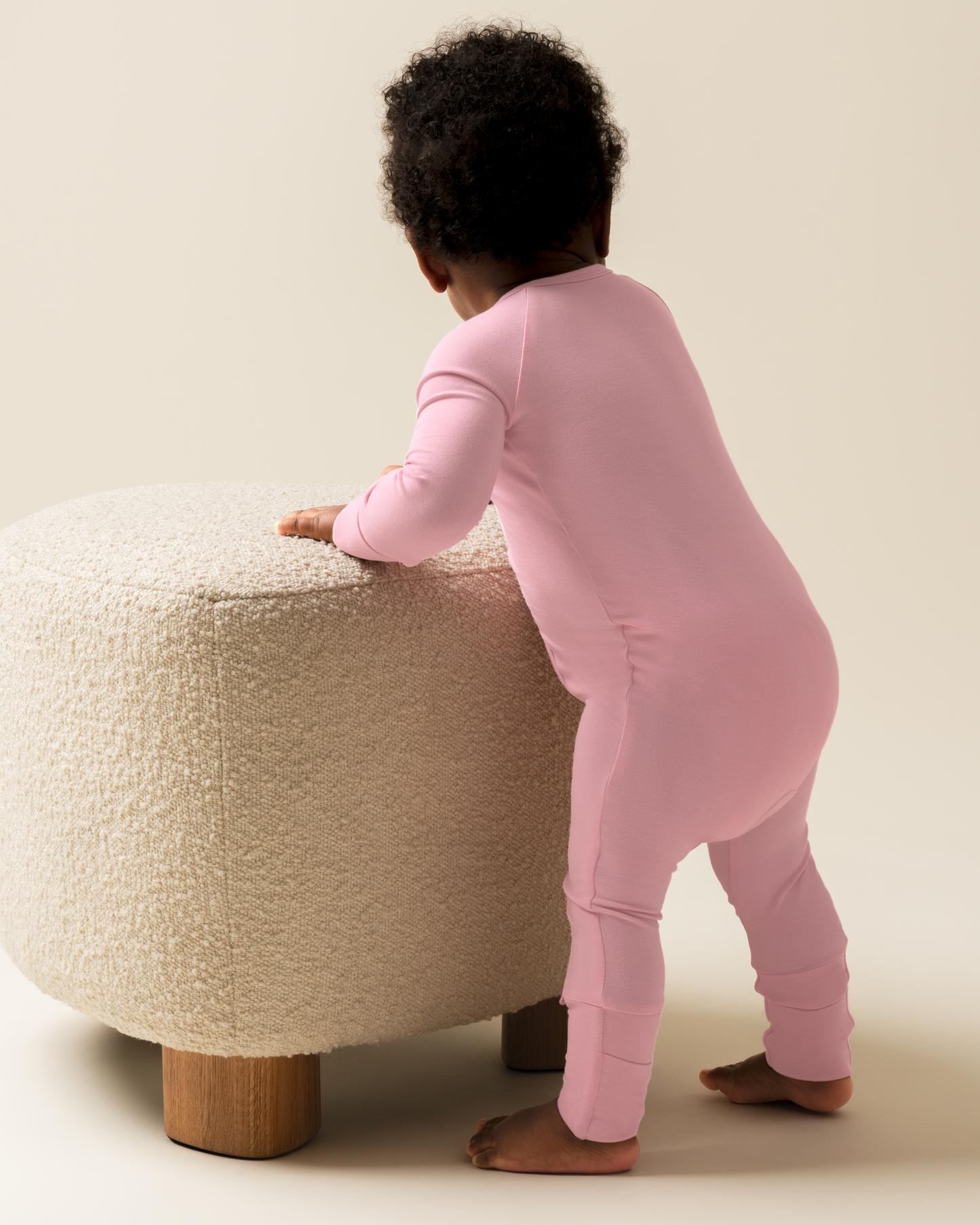 Bamboo Baby Pajama | Light Mauve