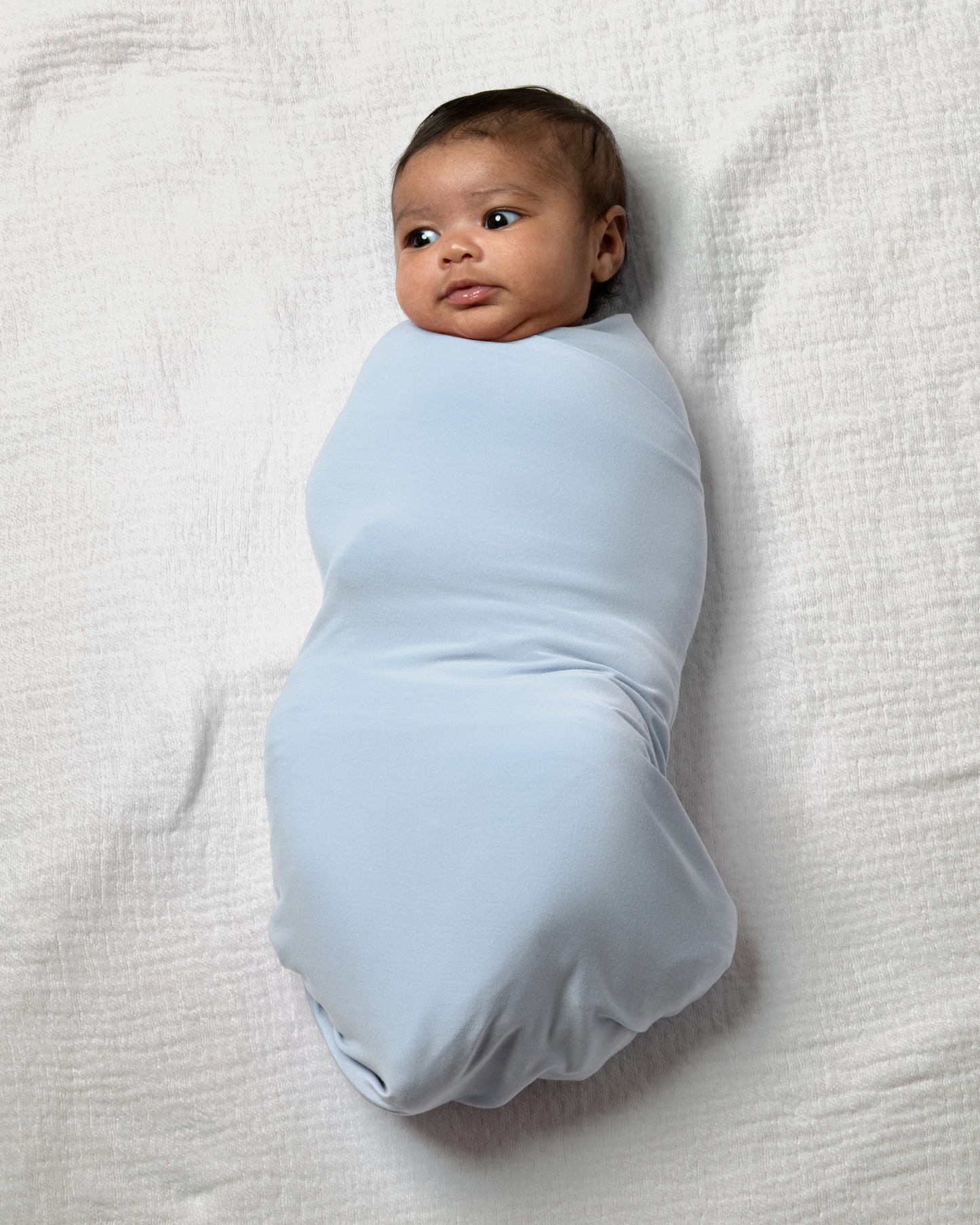 Bamboo Swaddle Blanket | French Blue