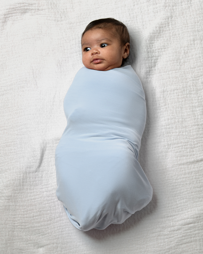 Bamboo Swaddle Blanket | French Blue