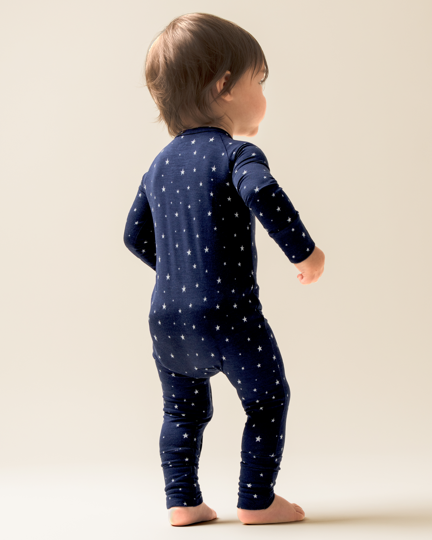 Bamboo Baby Pajama | Navy Stars