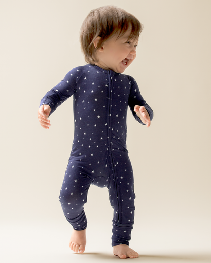 Bamboo Baby Pajama | Navy Stars