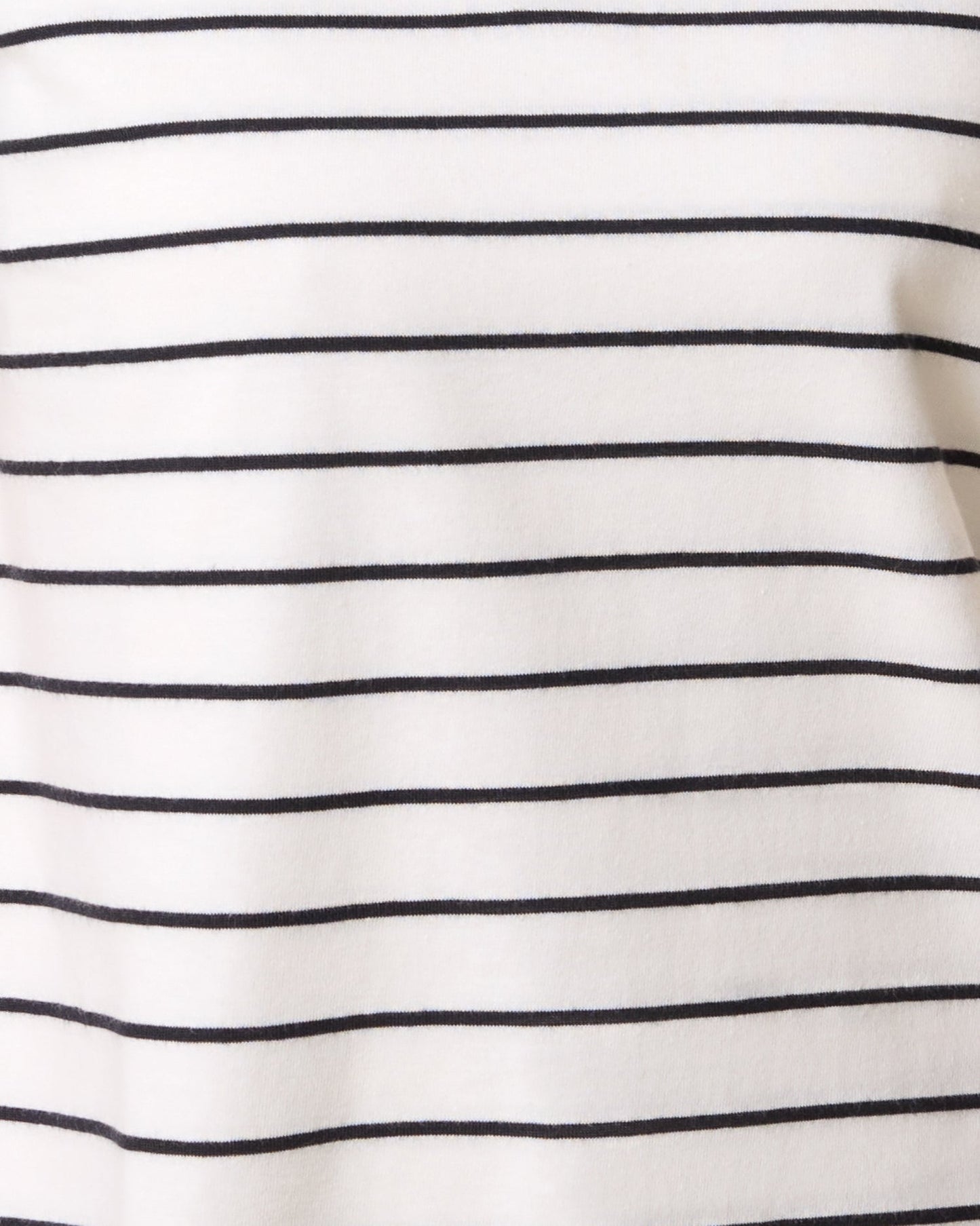 Classic Cotton Nursing T-shirt | White & Black Stripe