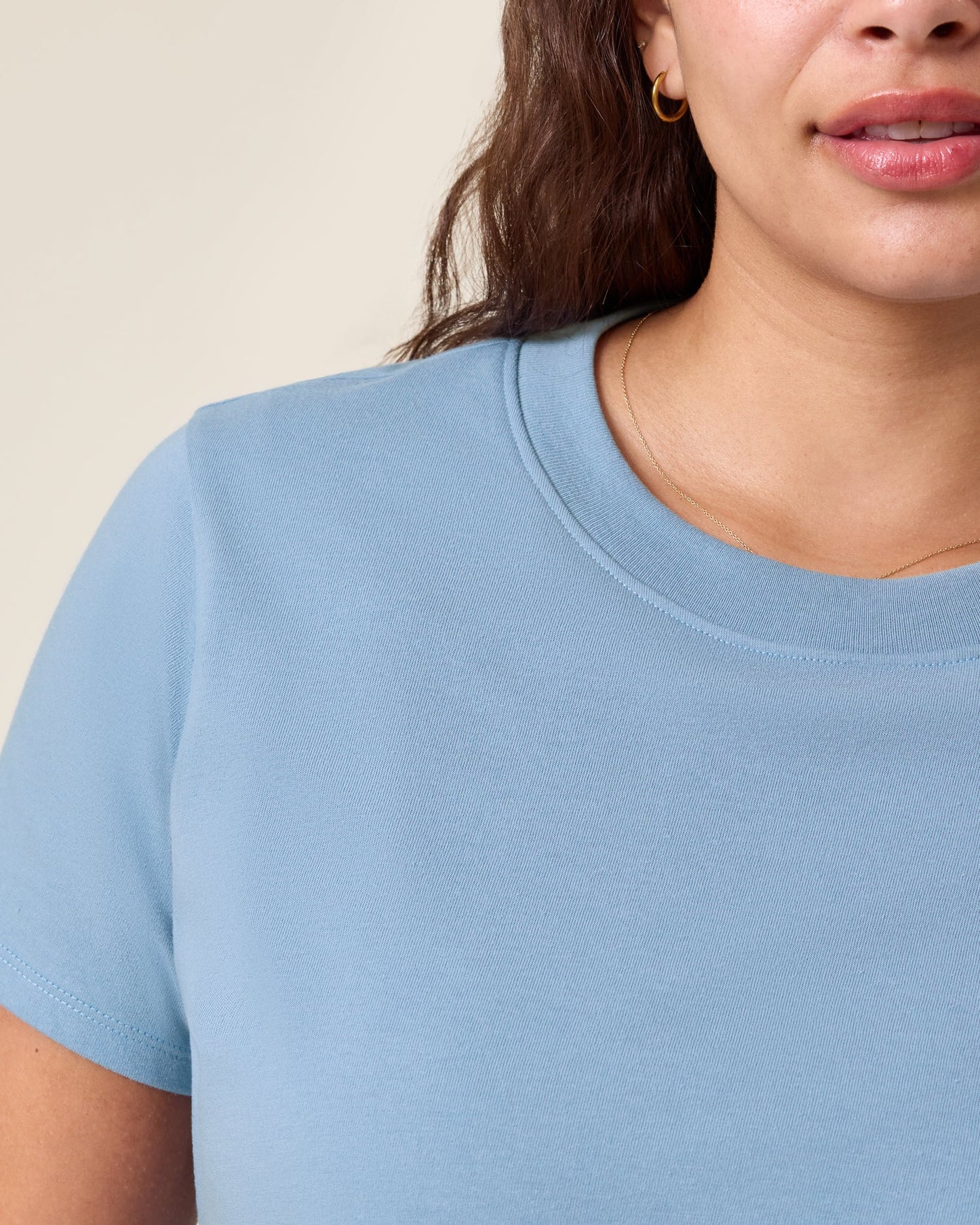 Classic Cotton Nursing T-shirt | Vintage Blue