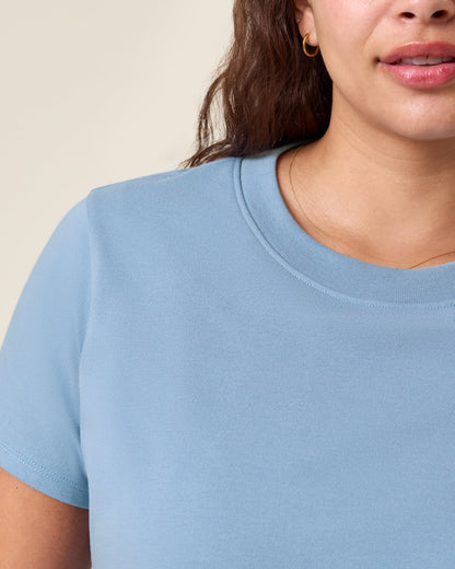 Classic Cotton Nursing T-shirt | Vintage Blue