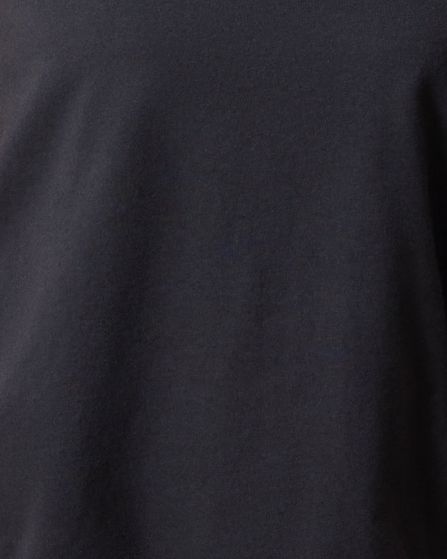 Cotton Crew Neck Nursing T-shirt | Black
