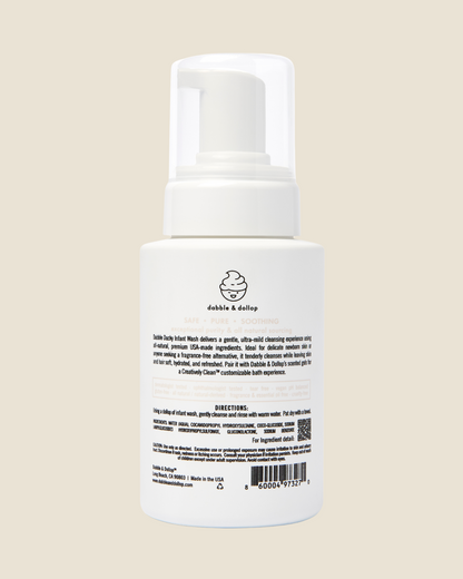 Dabble & Dollop - Fragrance Free Foaming Infant Wash