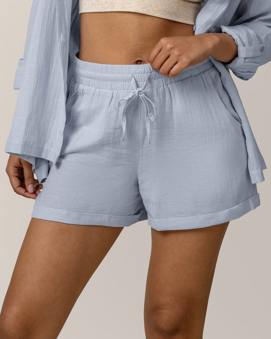 Reese Linen Short | French Blue