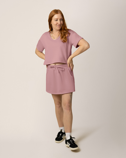 French Terry Nursing T-shirt | Light Mauve