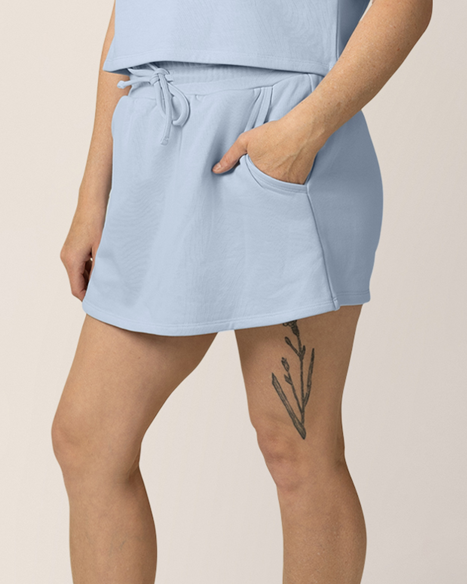 French Terry On the Go Skort | French Blue