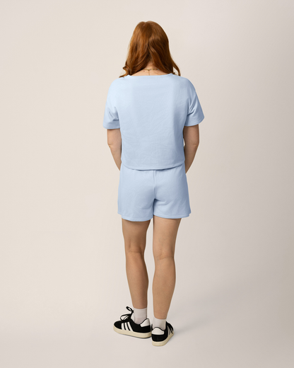 French Terry Nursing T-shirt | French Blue