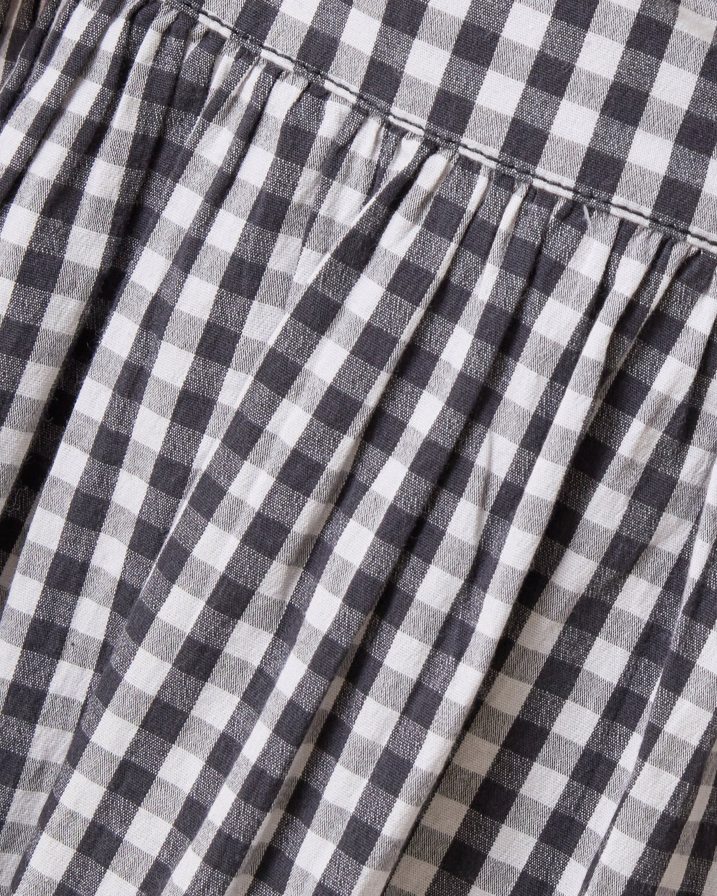 Gracie Poplin Nursing Midi Dress | Black & White Gingham