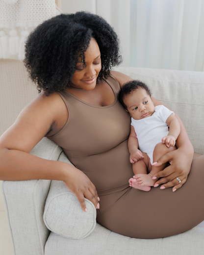 Grow with Me™ Maternity & Nursing Tank | Taupe