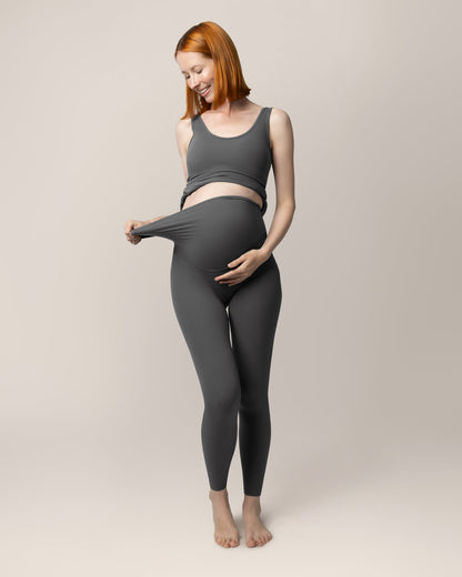 Grow with Me™ Maternity & Postpartum Legging | Stormy Grey