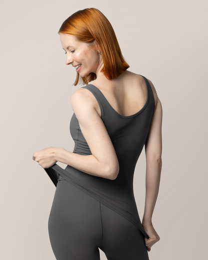 Grow with Me™ Maternity & Nursing Tank | Stormy Grey
