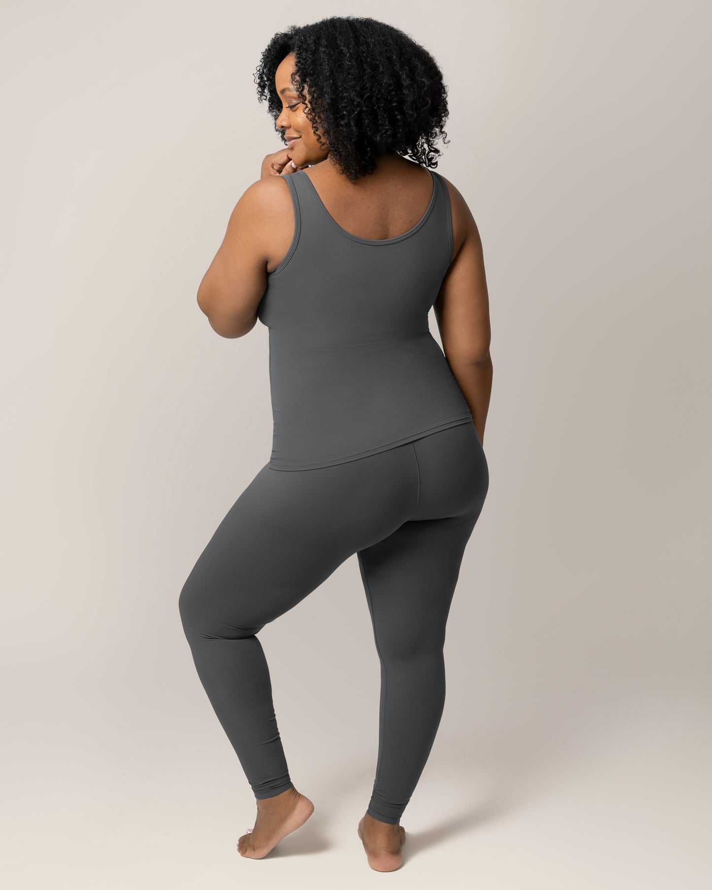 Grow with Me™ Maternity & Postpartum Legging | Stormy Grey