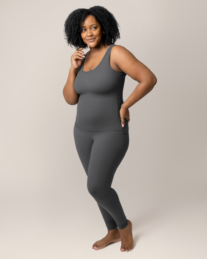 Grow with Me™ Maternity & Postpartum Legging | Stormy Grey