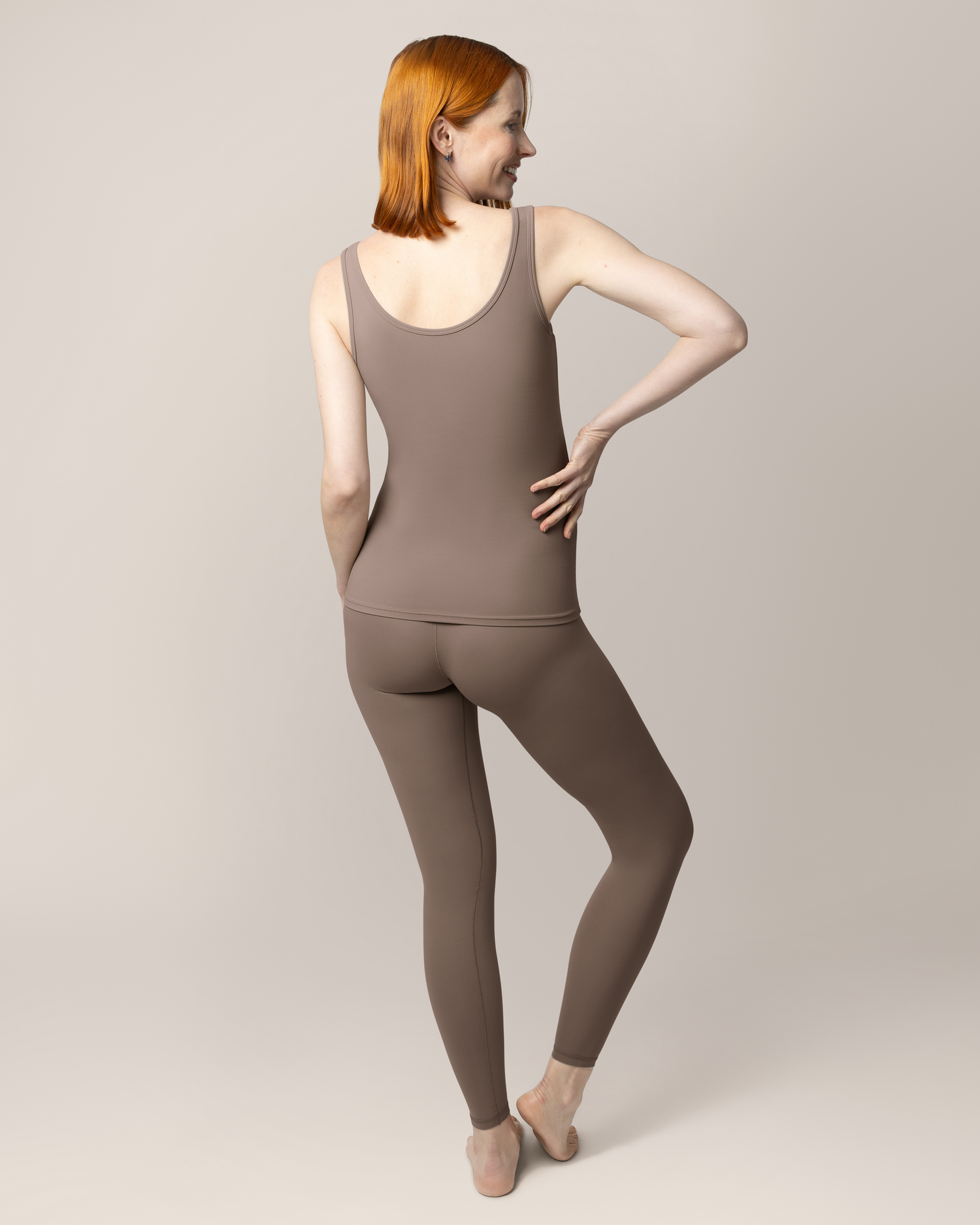 Grow with Me™ Maternity & Postpartum Legging | Taupe