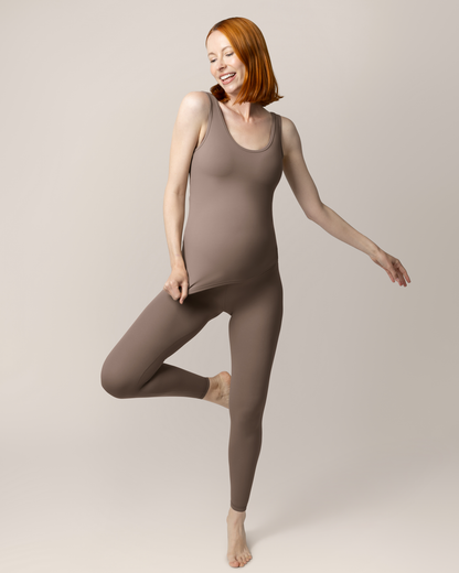 Grow with Me™ Maternity & Postpartum Legging | Taupe