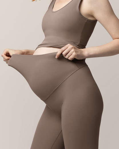 Grow with Me™ Maternity & Postpartum Legging | Taupe