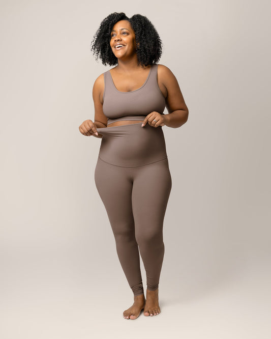 Grow with Me™ Maternity & Postpartum Legging | Taupe