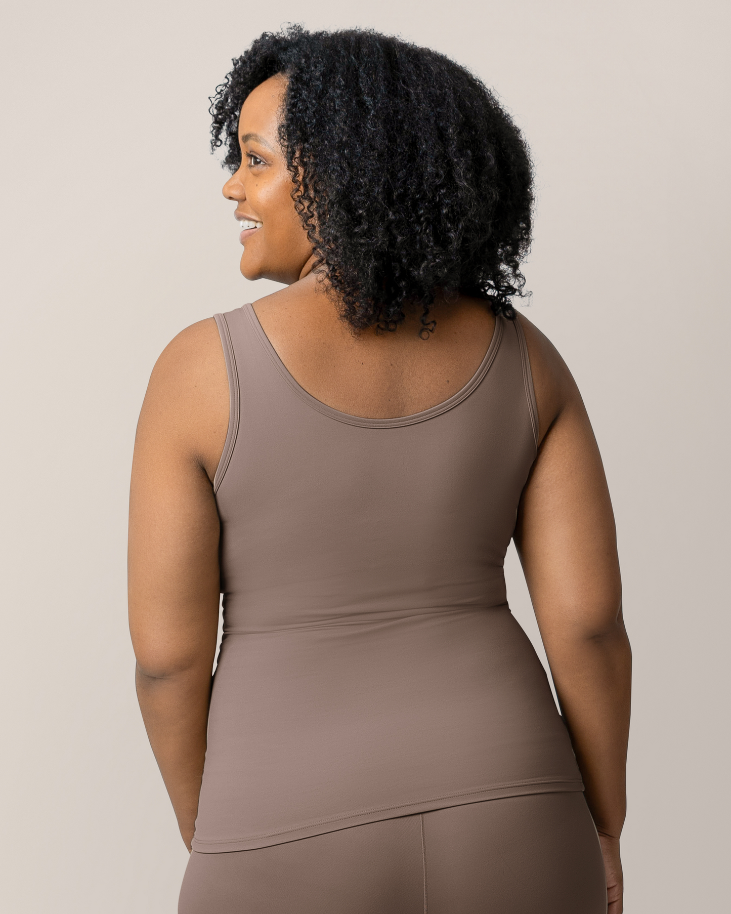 Grow with Me™ Maternity & Nursing Tank | Taupe