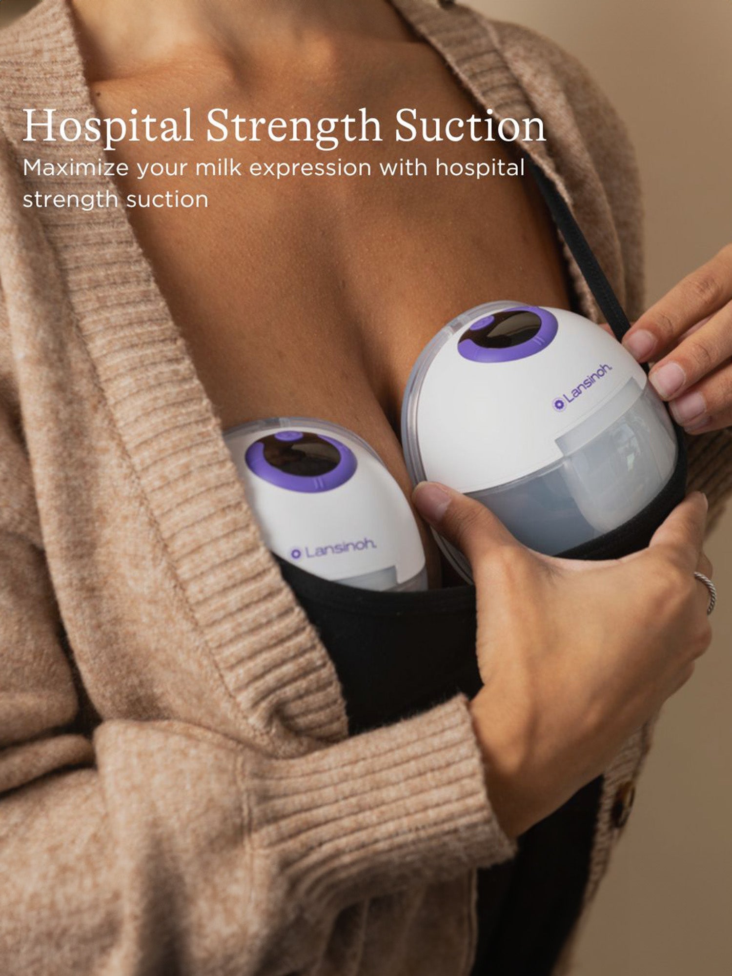 Kindred Bravely for Lansinoh Wearable Pumping Bra + DiscreetDuo™ Wearable Pump Bundle