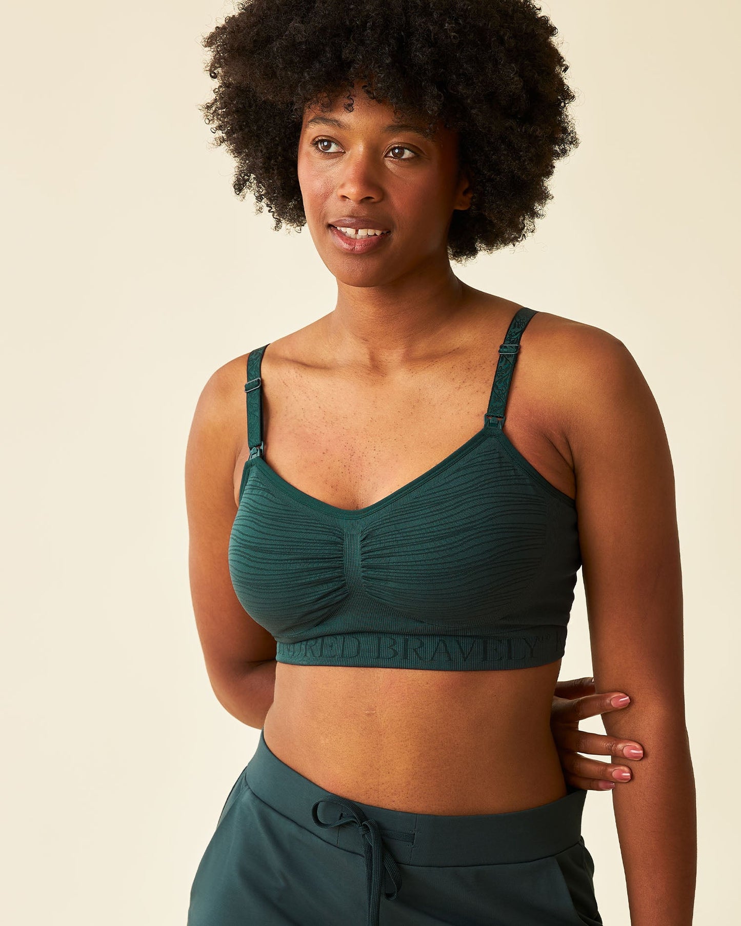 Sublime® Hands-Free Pumping & Nursing Bra | Evergreen