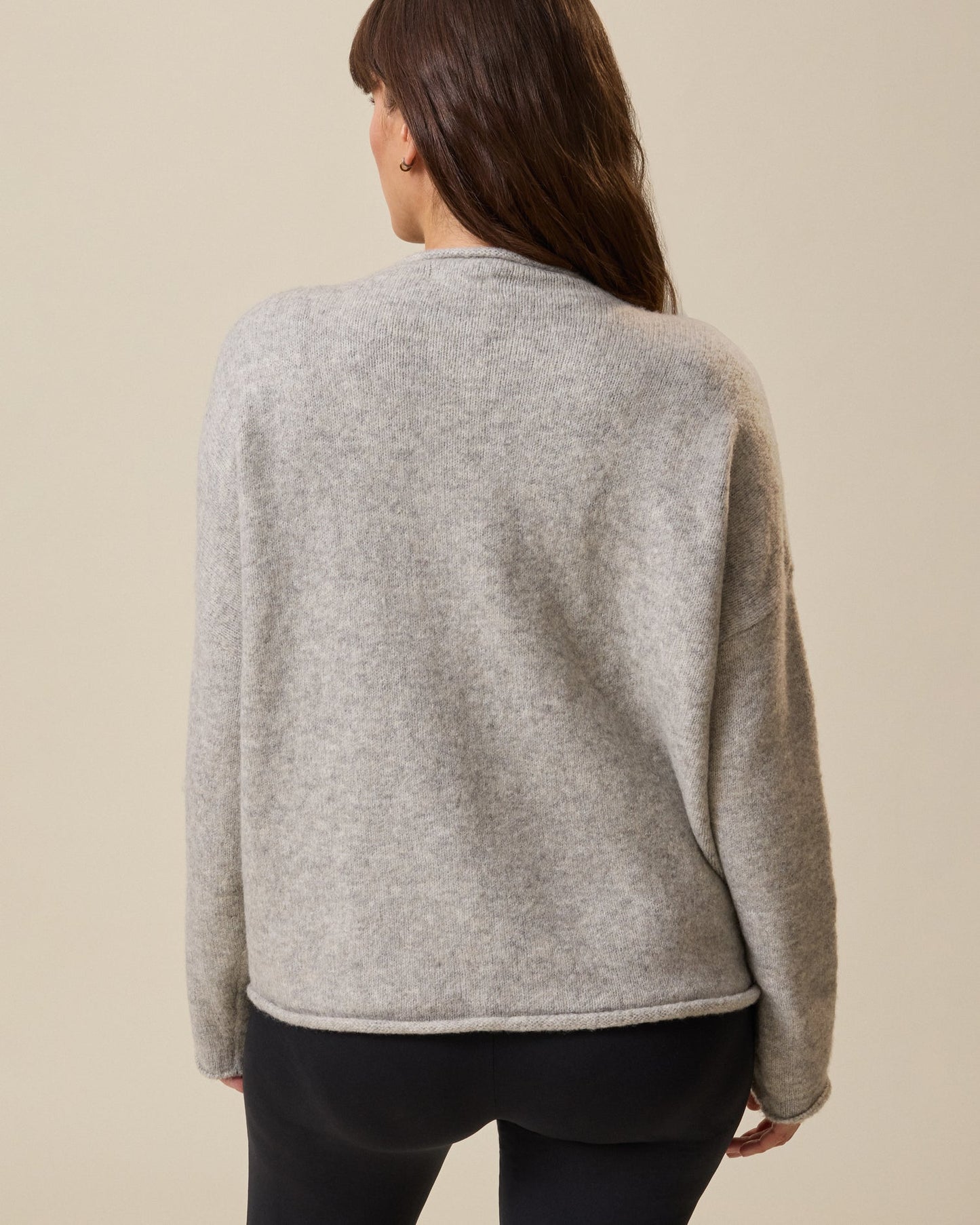 Ultra Soft Maternity & Postpartum Cardigan | Grey Heather