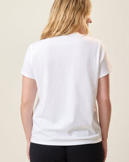 Classic Cotton Nursing T-shirt | White