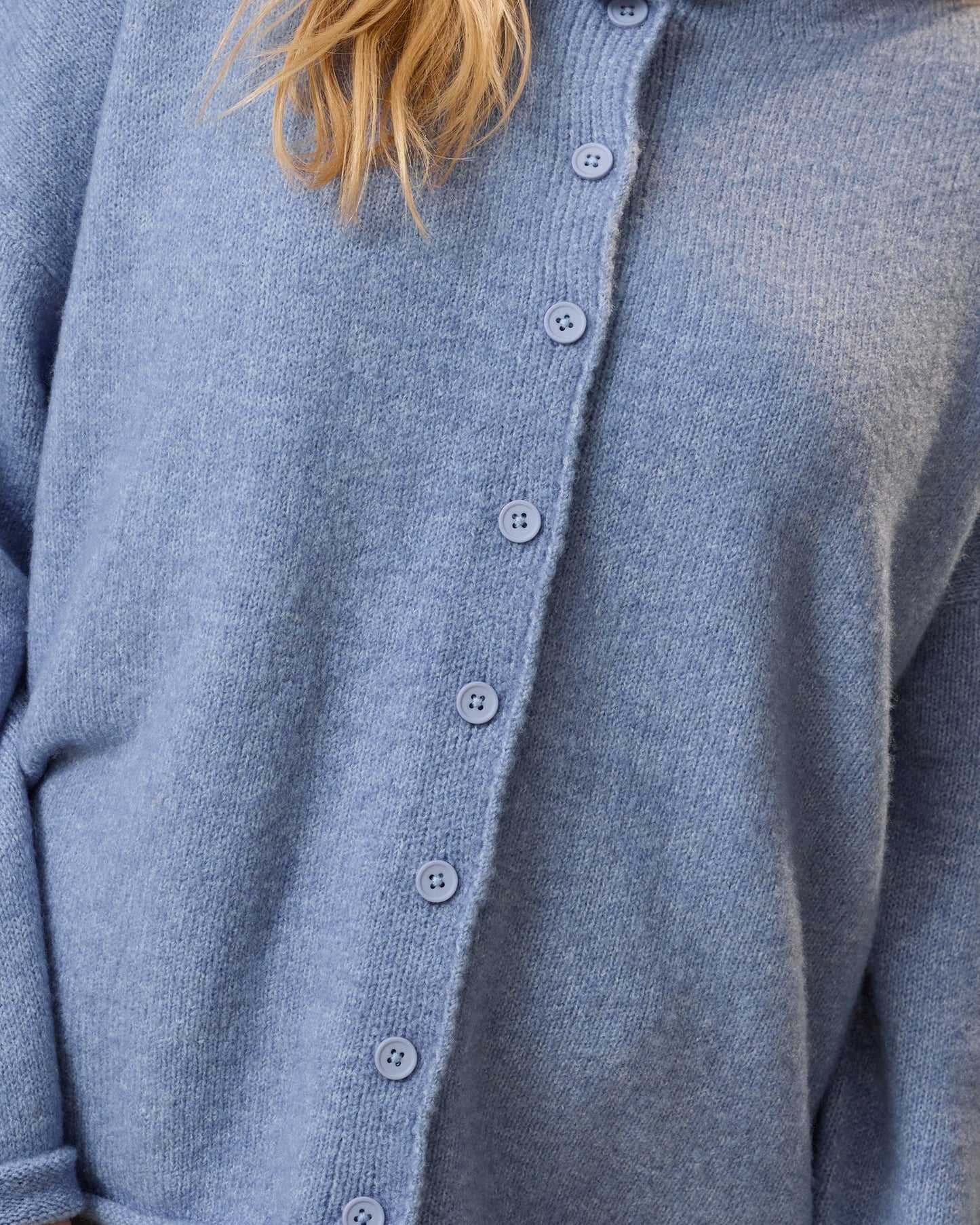 Ultra Soft Maternity & Postpartum Cardigan | Slate Blue Heather