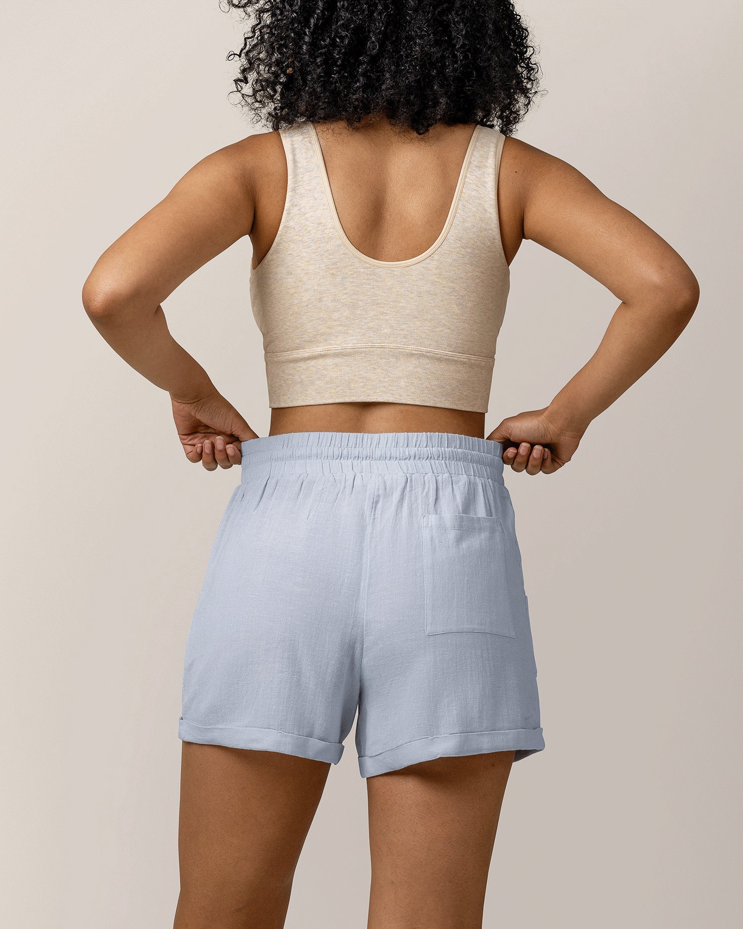 Reese Linen Short | French Blue
