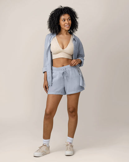 Reese Linen Short | French Blue
