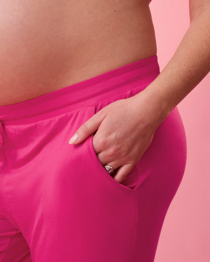 Ultralight Sleep & Lounge Jogger | Raspberry Pink