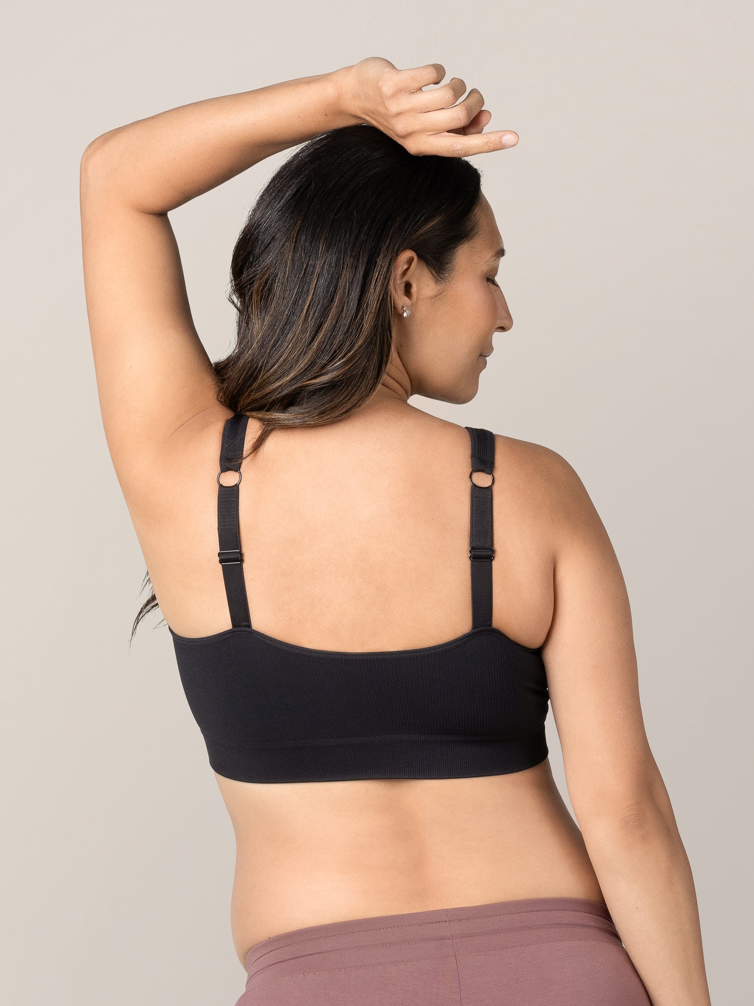 Mia Maternity & Nursing Lounge Bra | Black