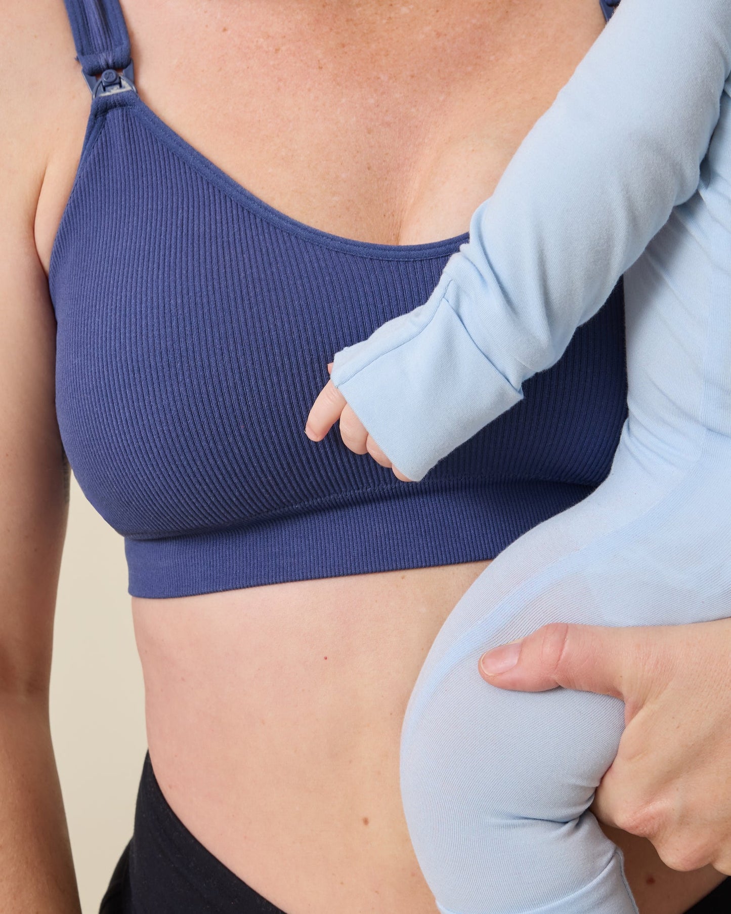 Mia Maternity & Nursing Lounge Bra | Light Navy