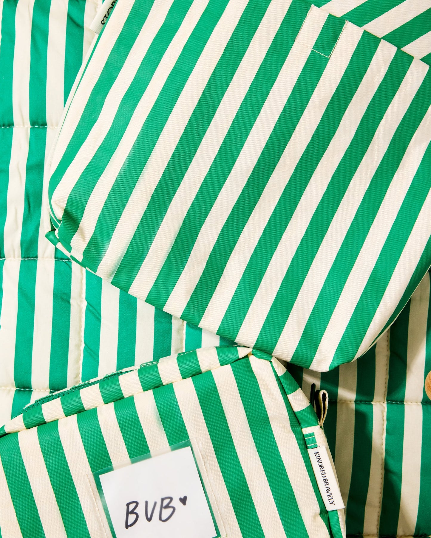 On the Go Bundle | Green Stripe