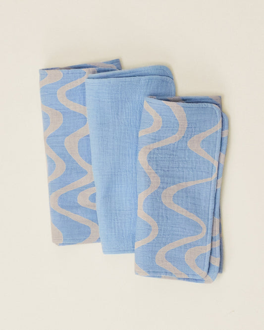 Must-Have Muslin Set | Blue Waves