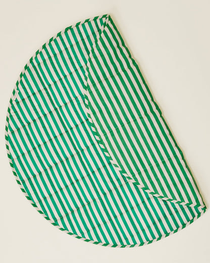 Inside/Outside Play Mat | Green Stripe