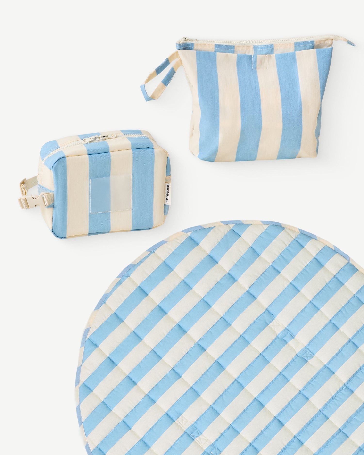 On the Go Bundle | Blue Wide Stripe