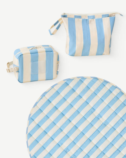 On the Go Bundle | Blue Wide Stripe