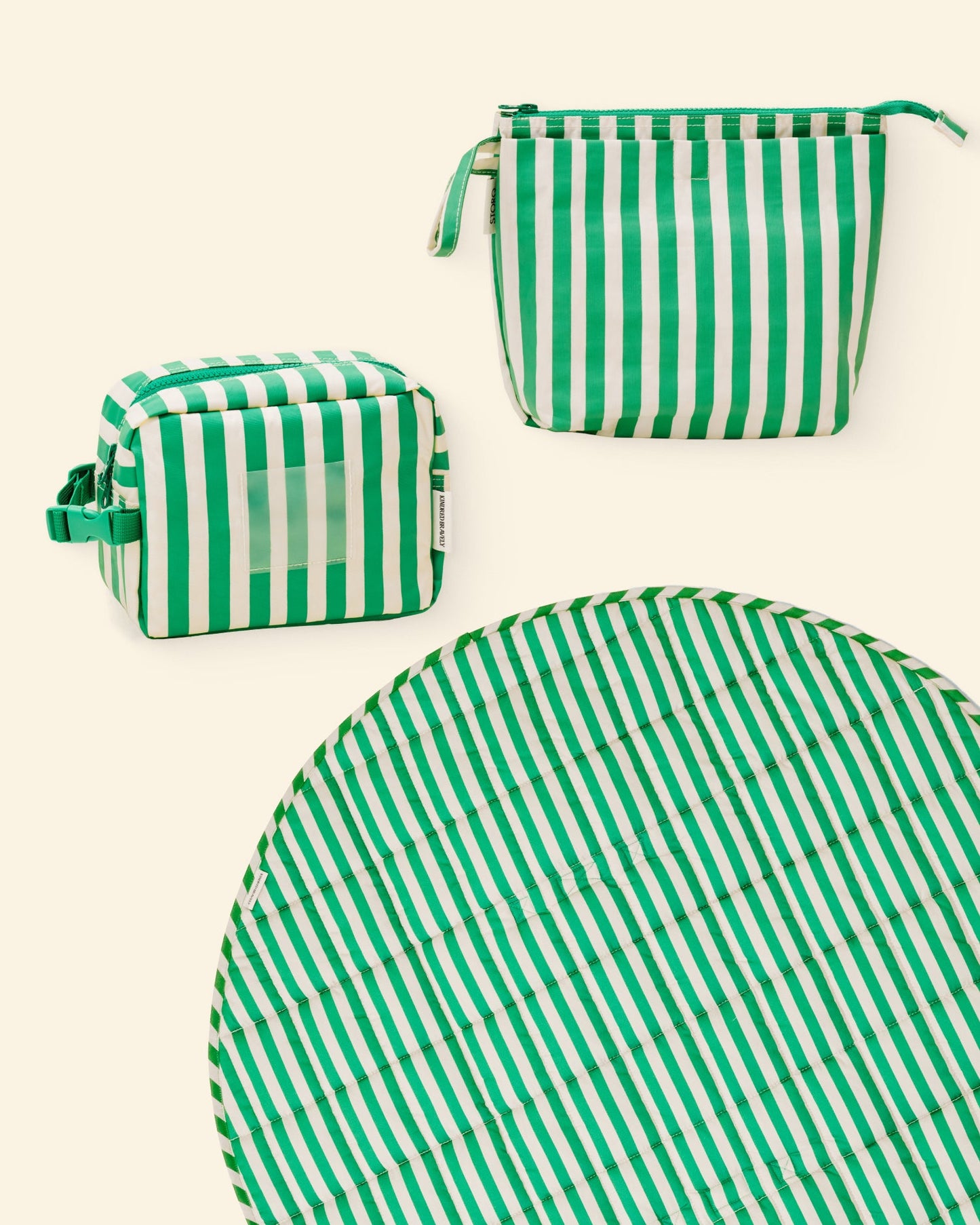 On the Go Bundle | Green Stripe