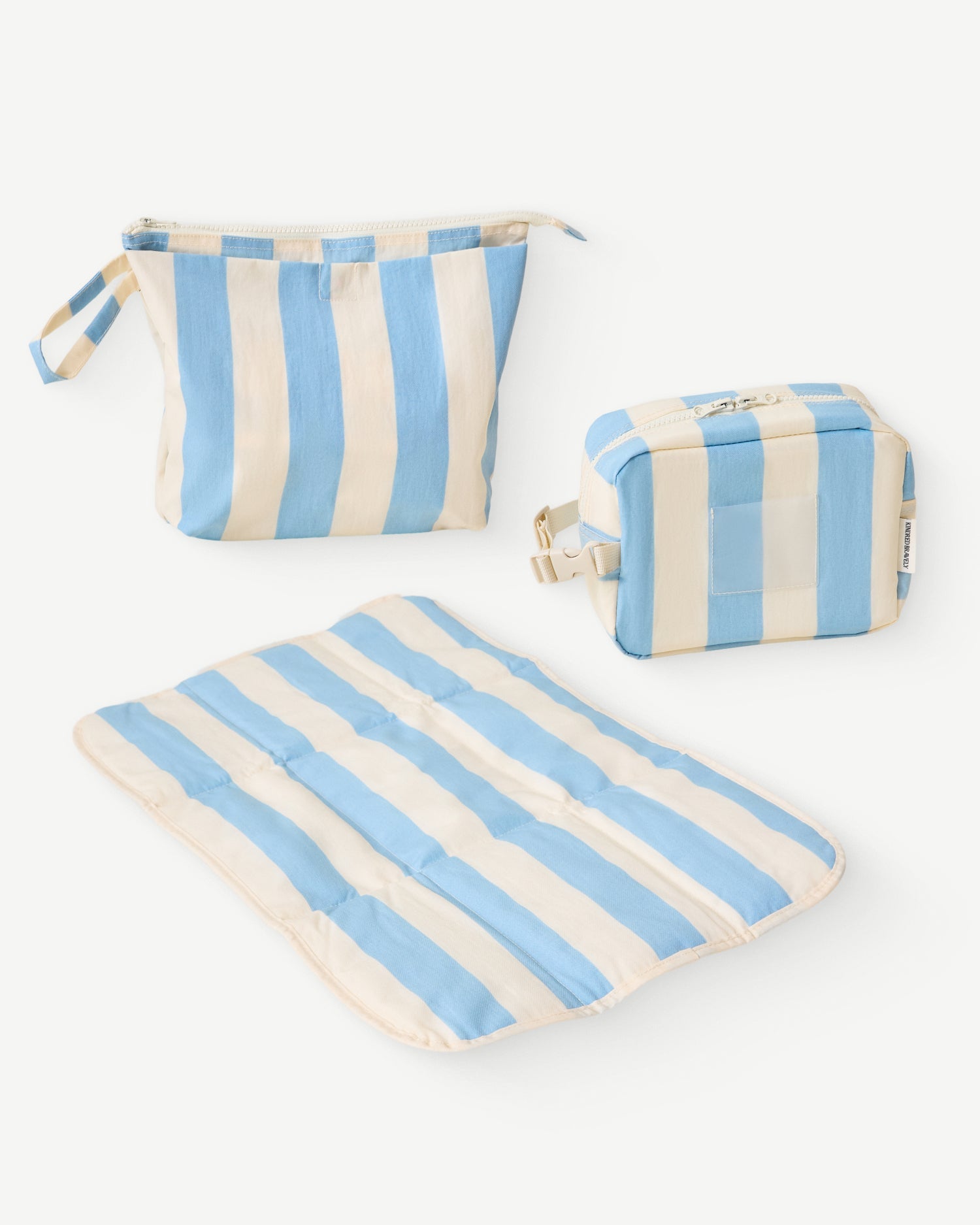 On the Go Mini Bundle | Blue Wide Stripe