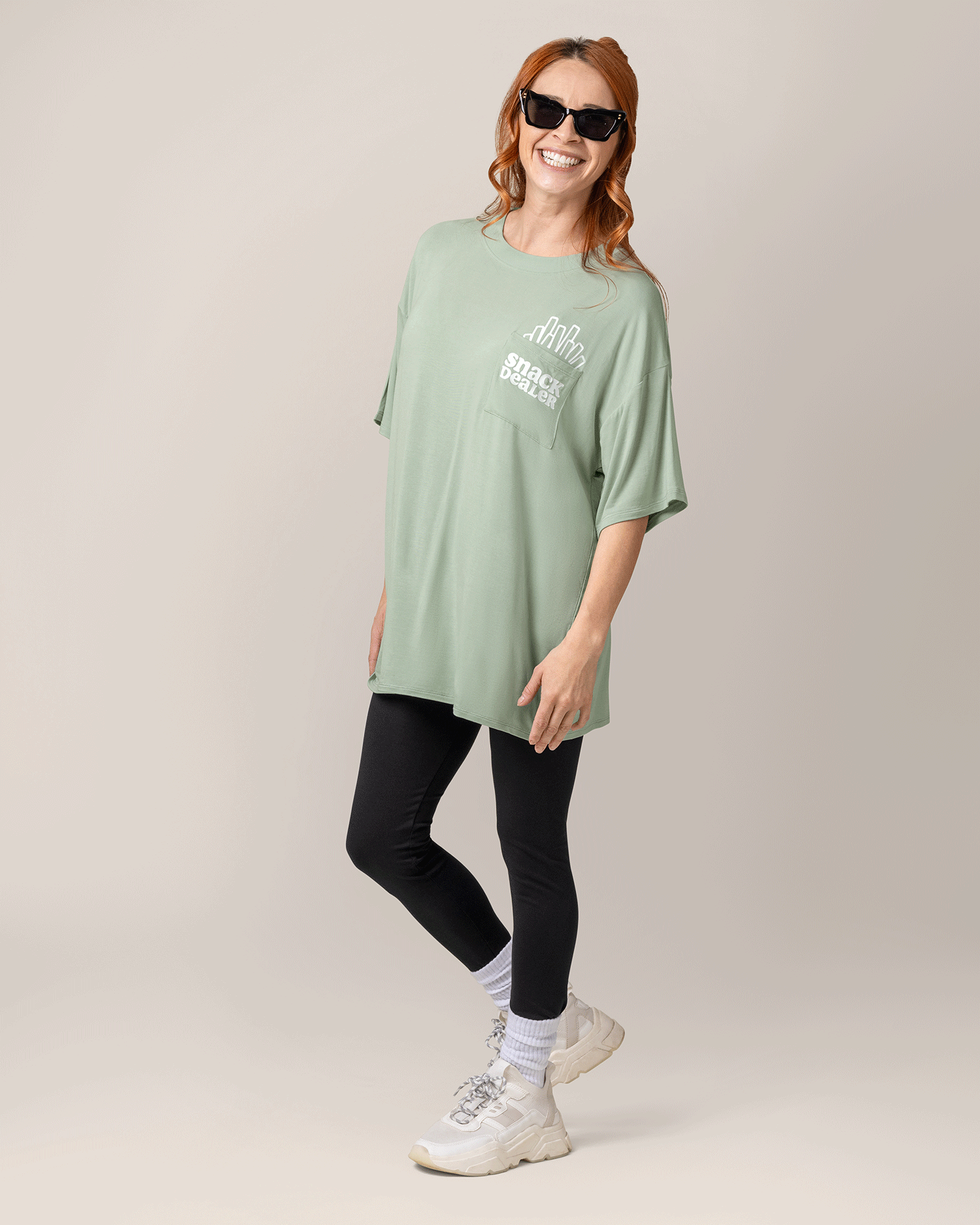 Oversized Graphic Tee | Snack Dealer