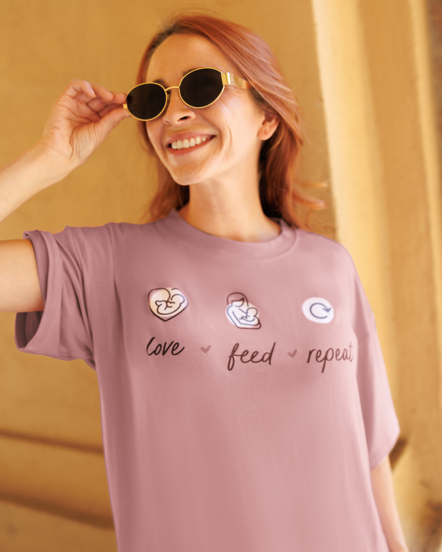 Oversized Graphic Tee | Love Feed Repeat
