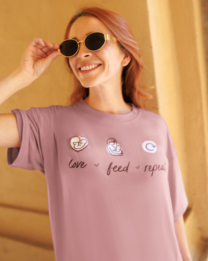Oversized Graphic Tee | Love Feed Repeat