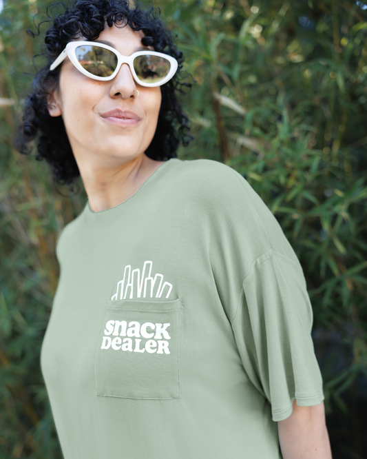 Oversized Graphic Tee | Snack Dealer