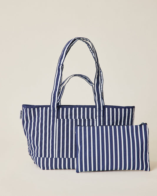 Packable Park Carryall | Navy Stripe